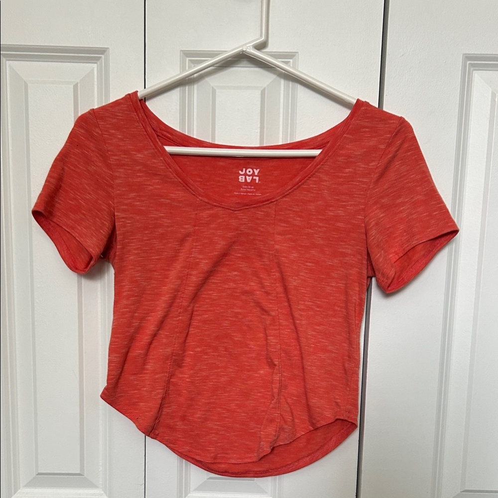JoyLab Women's Coral Short Sleeve Top XS